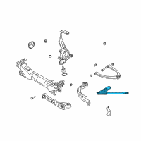 OEM Nissan Stay Assy-Compression Rod, RH Diagram - 544C4-CD000