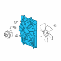 OEM Honda Ridgeline Shroud Diagram - 19015-RN0-A01