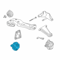 OEM 2014 BMW M6 Engine Mount Right Diagram - 22-11-6-777-374