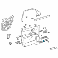 OEM 2015 GMC Sierra 1500 Lock Switch Diagram - 22901814