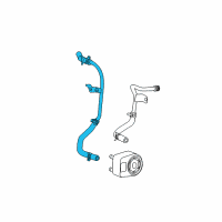 OEM 2003 Dodge Neon Tube-Oil Cooler Diagram - 4884297AD