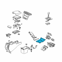 OEM Acura Panel, Console (Real Wood Black) (Birds Eye Maple) Diagram - 77293-SZ3-A51ZA