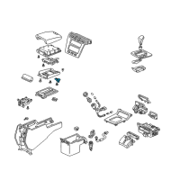 OEM Acura Lock Set, Tray Diagram - 83423-SZ3-A41