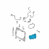 OEM Toyota Tundra Clutch Assembly Diagram - 88410-0C070