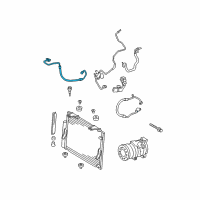 OEM 2007 Toyota Tundra Discharge Hose Diagram - 88711-0C130