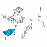 OEM 2021 Kia Telluride Pan Assembly-Engine Oil, Diagram - 215103LFA0