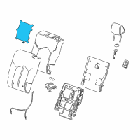 OEM 2012 Cadillac SRX Seat Back Heater Diagram - 25982323