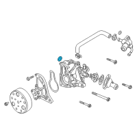 OEM 2000 Honda S2000 O-Ring (43.8X3.1) Diagram - 19322-PCX-003