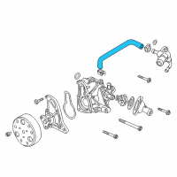 OEM 2001 Honda S2000 Hose, Bypass Inlet Diagram - 19504-PCX-000