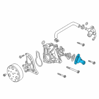 OEM 2000 Honda S2000 Cover, Thermostat Diagram - 19311-PCX-000