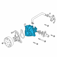 OEM 2007 Honda S2000 Case, Thermostat Diagram - 19320-PCX-000