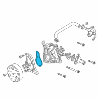 OEM 2006 Honda S2000 Gasket, Water Pump Diagram - 19222-PCX-003