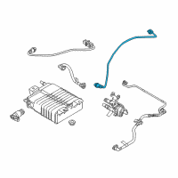 OEM 2015 Ford Focus Rear Oxygen Sensor Diagram - F1FZ-9G444-A