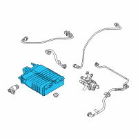 OEM 2012 Ford Focus Vapor Canister Diagram - BV6Z-9D653-D