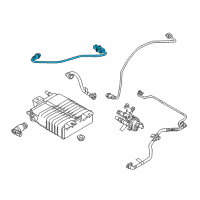 OEM Lincoln Navigator Upper Oxygen Sensor Diagram - F1FZ-9F472-A