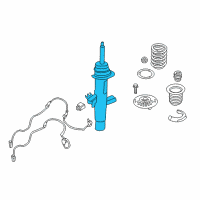 OEM 2018 BMW 328d xDrive Front Left Suspension Strut Diagram - 37-11-6-874-519