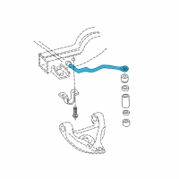 OEM 2001 Chevrolet S10 Shaft-Front Stabilizer Diagram - 15981886