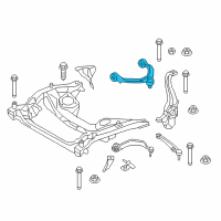 OEM 2018 BMW 530e xDrive Top Camber Correction Control Arm Diagram - 31-12-6-870-026