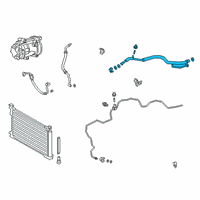 OEM 2020 Lexus UX250h Tube Sub-Assembly, SUCTI Diagram - 88707-76030