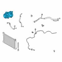 OEM 2019 Toyota RAV4 Compressor Assembly Diagram - 88370-33040