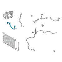 OEM 2019 Lexus UX250h Hose Sub-Assembly, DISCH Diagram - 88703-76020