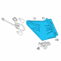 OEM Scion Tail Lamp Assembly Diagram - 81561-12C51