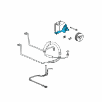 OEM Pontiac Grand Prix Power Steering Pump Diagram - 19369070