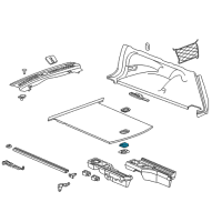 OEM 2018 Buick Regal TourX Handle Diagram - 39095624