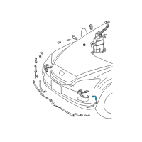 OEM 2006 Lexus RX330 Hose, HEADLAMP Clean Diagram - 85275-44050