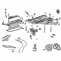 OEM GMC Sierra 2500 HD Drain Plug Diagram - 24233099