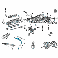 OEM 2020 GMC Sierra 1500 Dipstick Tube Diagram - 12686740