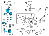 OEM Lexus NX350 TUBE ASSY, FUEL SUCT Diagram - 77020-78090