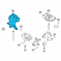 OEM Lincoln Front Mount Diagram - DG9Z-6038-J