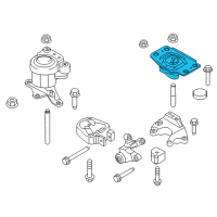 OEM Ford Edge Upper Mount Diagram - GG9Z-6068-A