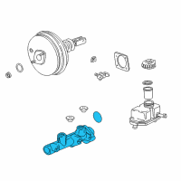 OEM BMW 750iL Brake Master Cylinder Dsc Diagram - 34-31-1-165-544