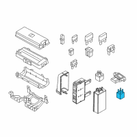 OEM 2010 Ford Fusion Relay Diagram - F8OZ-14N089-AA