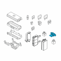 OEM Ford Pump Relay Diagram - F3LZ-2C013-B