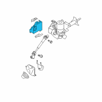 OEM 2012 Nissan Rogue Control Assembly-Power Steering Diagram - B8E00-JM00C