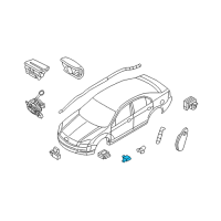 OEM Lincoln Occupant Sensor Diagram - AE5Z-14B056-A