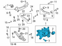 OEM Kia Sorento Carrier Assembly-Rear Ax Diagram - 52710R5500