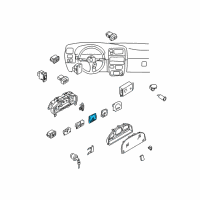 OEM Nissan Xterra Speedometer Assembly Diagram - 24820-7Z100