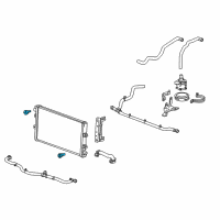 OEM 2014 Chevrolet Camaro Intercooler Drain Plug Diagram - 89025034