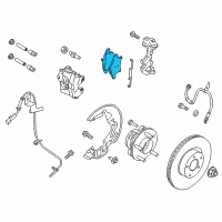 OEM 2019 Ford Fusion KIT - BRAKE LINING Diagram - LG9Z-2001-A