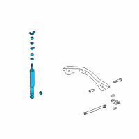 OEM 2007 Toyota Land Cruiser Shock Diagram - 48510-69127