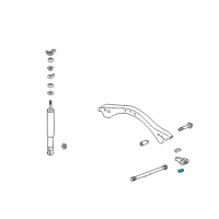 OEM Lexus LX470 Seat, Anchor Arm Adjuster Diagram - 48173-60010
