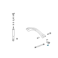 OEM 1999 Lexus LX470 Seat, Anchor Arm Adjuster Diagram - 48173-60010