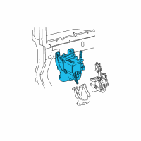 OEM 2001 Ford Mustang ABS Pump And Motor Assembly Diagram - F9ZZ2C286CA