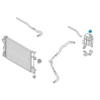 OEM Hyundai Ioniq Cap Assembly-Radiator Diagram - 25330-J2100