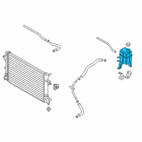 OEM 2020 Hyundai Kona Electric Reservoir Tank Assembly Diagram - 25430-J2000