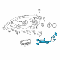 OEM Nissan Harness Assy-Headlamp Diagram - 26038-3YU0A